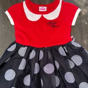 Minnie Mouse Red and Black Polka Dot Dress